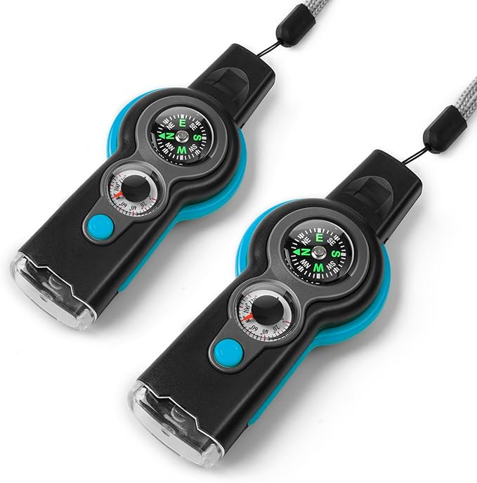Emergency Survival Function Whistle, Outdoor Multifunctional Tool Safety Whistle by binboll