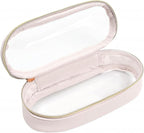 Clear Makeup Bag Small, TSA Approved Portable Toiletry Bag by FFpaw