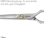 Jaguar Hairdressing Shears Pre Style Ergo 6.0 Inch Professional Stainless Steel Hair Cutting & Trimming Scissors for Salon Stylists and Barbers, Satin Finish Look, Classic Design, Made in Germany