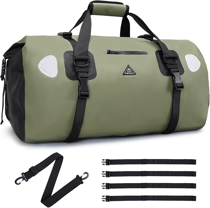 Haimont Waterproof Duffel Bag Roll-top Dry Duffel Bag by Haimont