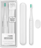 Aquasonic Icon ADA-Accepted Rechargeable Toothbrush | Magnetic Holder & Slim by AquaSonic