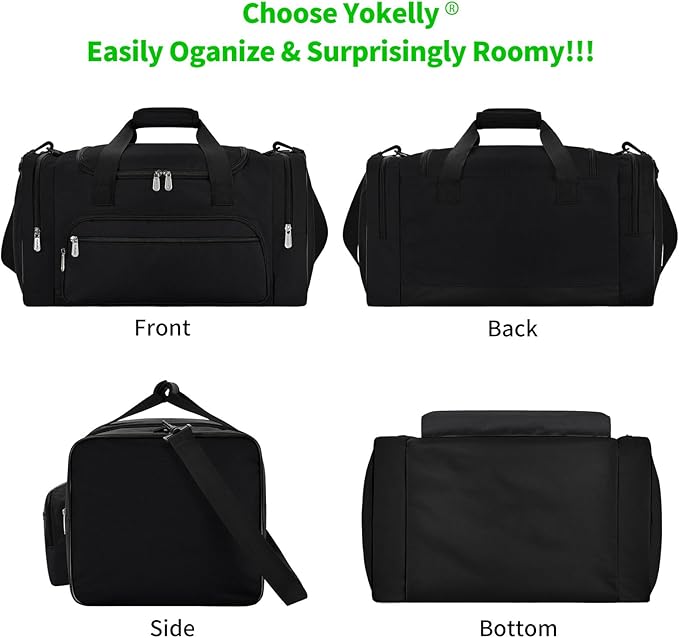 Sports Duffel Bag 26 Inch Travel Gym Duffle - Image 5