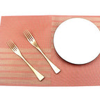 24 Piece Flatware Set (4 / Rose Gold)