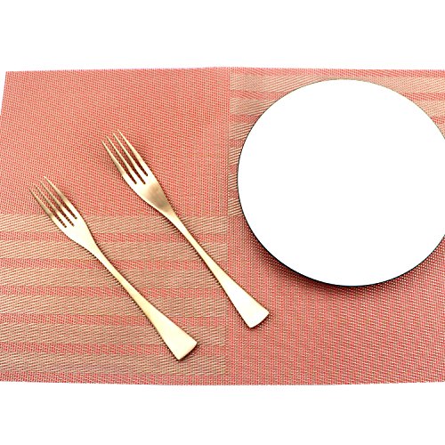 24 Piece Flatware Set (4 / Rose Gold)