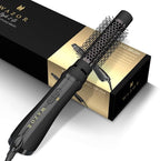 4-in-1 Hot Air Brush, Ionic Hair Dryer Brush with 2 Speeds & 2 Heat Settings, 1000W Fast Styling for Frizz-Free Shine, Blowout Straightener Curler for Salon Volumized Hair