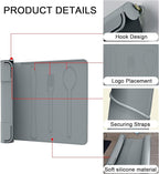 Utensil Box, Tableware Silicone Portable Box Silverware mat, Suitable - Image 3