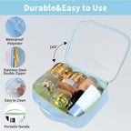 TSA Approved Travel Toiletry Bag, 3 Pack Clear Makeup Bags - Image 3