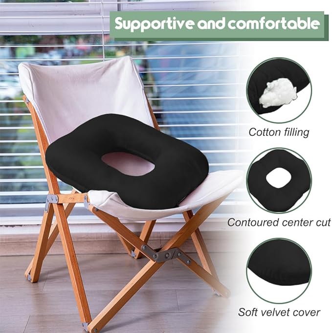 Stuffed Donut Pillow Seat Cushion | - Image 2