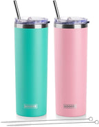 koodee 20 oz Skinny Tumbler Stainless Steel Double Wall Insulated Water Tumbler by koodee