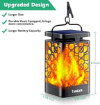 TomCare Solar Lanterns Outdoor Upgraded Flickering Flame Waterproof Hanging - Image 7