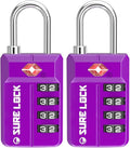 TSA Approved Travel Luggage Locks, Open Alert Combination Lock by LOCKDEPOT