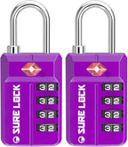 TSA Approved Travel Luggage Locks, Open Alert Combination Lock by LOCKDEPOT