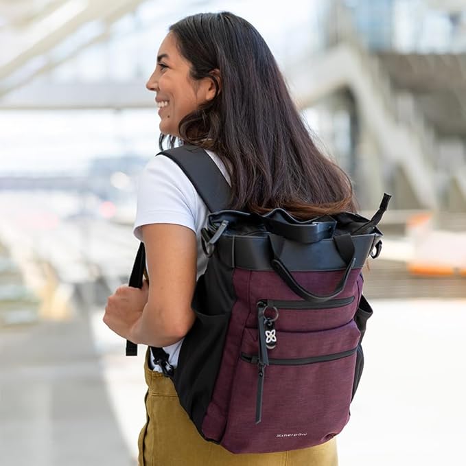 Sherpani Soleil, Anti Theft Convertible Backpack, 3 in 1 Tote Bag, Crossbody Bag - Image 2