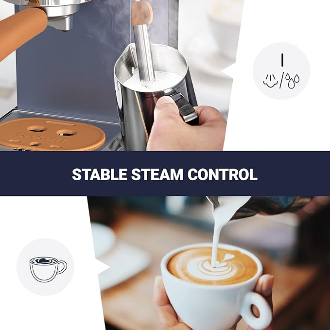 Laekerrt Espresso Machine, Expresso Coffee Machines, 20 Bar Cafetera Espresso - Image 5