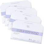 4 Pack Disposable Toilet Seat Covers Flushable Paper Toilet Seat Cover by KISEER
