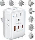 Universal Travel Adapter Kit, VINTAR PD 35W International Power Adapter by VINTAR