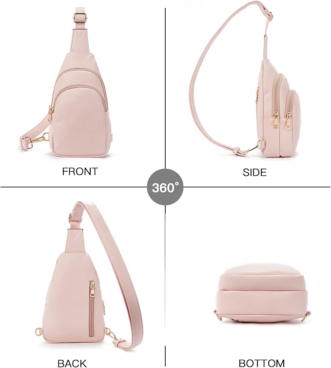 Telena Small Sling Bag for Women Leather Crossbody Fanny Packs Chest Bag for - Image 8