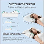Bedsure Cervical Neck Pillow for Sleeping, Memory Foam - Image 2