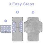 Accmor Portable Diaper Changing Pad, Waterproof Baby Changing Mat, Foldable - Image 5
