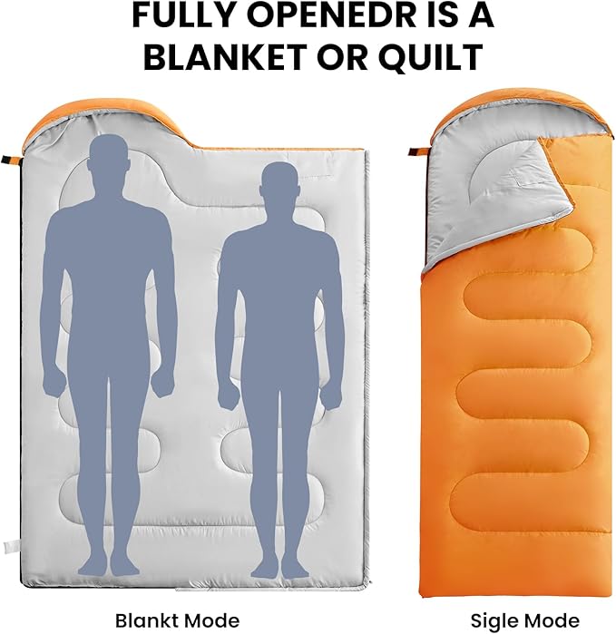 FARLAND Sleeping Bags 30℉ for Adults Teens Kids - Image 3