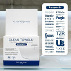 Clean Skin Club Clean Towels XL®, 100% USDA Biobased Face Towel, Disposable - Image 11
