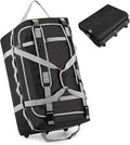 Foldable Rolling Duffle Bag by XFGSYXS