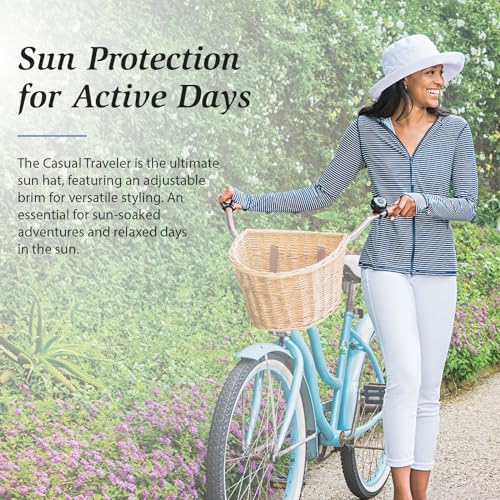 Wallaroo Women’s Casual Traveler Sun Hat (Medium / Microfiber Natural)