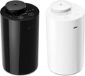 Airversa Waterless Diffuser for Essential Oil, Car Diffsuer, Battery Operated Nebulizer, 0.7 Fl Oz/ 20mL, Mini Scent Air Machine, 3 Timers & 3 Mist Levels for Home, Room, Car, Office - AN6 Black+White