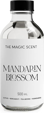 The Magic Scent Mandarin Blossom Diffuser Oil - Hotel & Home Luxury Scents Inspired by Maldives - Diffuser Oil Scents for Home Designed for Use in All Diffusers - 16.9 fl oz, 500 mL