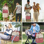 Diaper Bag Backpack (Red)
