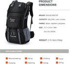 MOUNTAINTOP 40L Hiking Backpack Lightweight Travel Backpack - Image 2