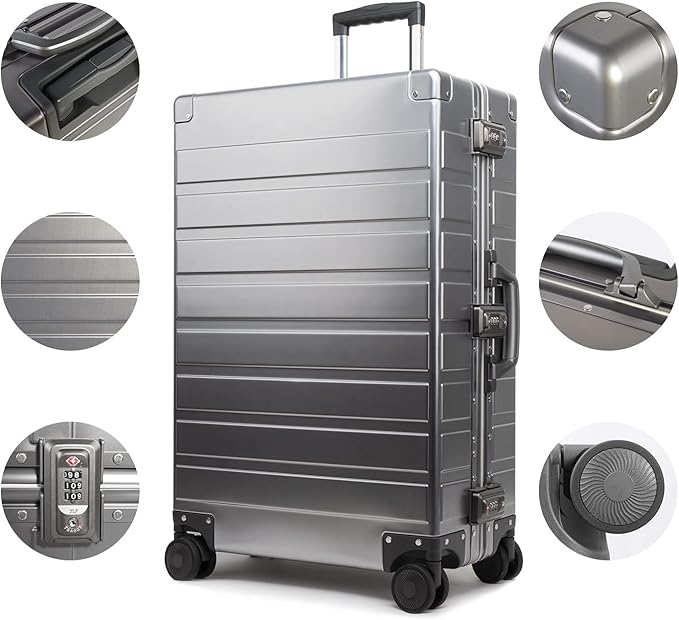 TRAVELKING All Aluminum Luggage - Image 5