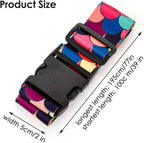 Adjustable Travel Luggage Strap Suitcase Belt Travel Bag Accessories 1.96 in W - Image 8