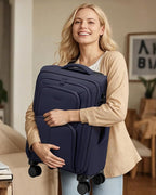 LOVEVOOK Carry On Luggage 22x14x9 Airline Approved, 22 Inch Softside Suitcases - Image 9