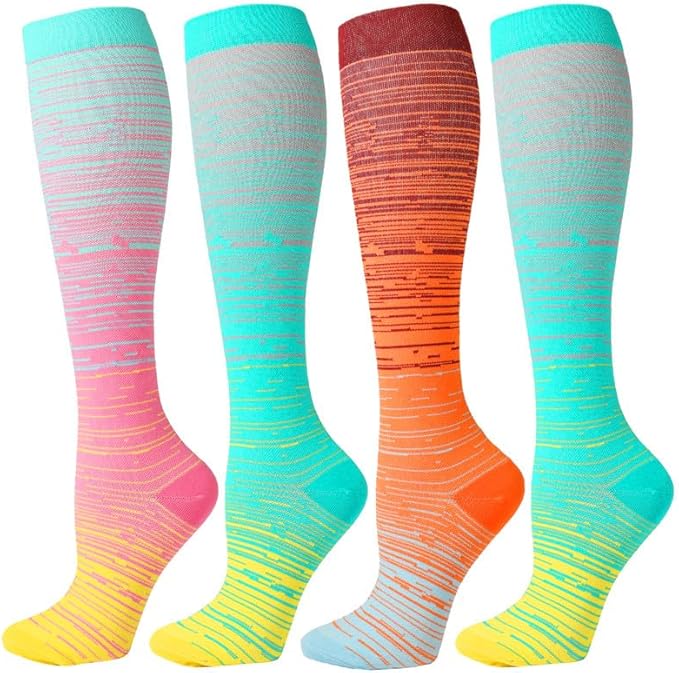 Kickticks 4 Pairs Compression Socks by Kickticks