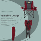 Oversized Camping Chairs 2 Pack - Image 7