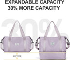 Travel Duffel Bag, Sports Tote Gym Bag, Shoulder Weekender Overnight Bag - Image 5