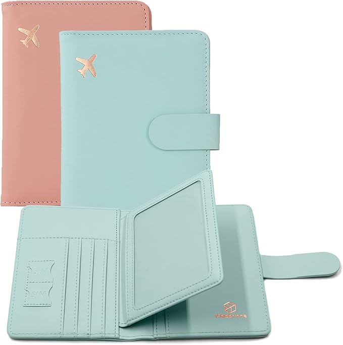 Melsbrinna Passport Holder, Passport Holder Card Slots, Cute Passport cover by Melsbrinna