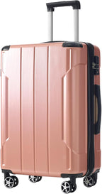 Merax 24 Inch Expandable Checked Luggage, Hardshell ABS Medium Suitcase by Merax