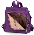 MINTEGRA Women Shoulder Backpack Multi-Pocket Nylon Purse Large Capacity - Image 5