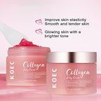 Collagen Jelly Cream,Contains Niacinamide & Freeze Dried Hydrolyzed Collagen Cream,Reduce Dullness & Fine Lines,Skin Care Face Moisturizer (3.38 fl.oz)