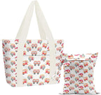 Beach Bags Wet Bag for Swimsuit Tote Bag for Friends Travel Gifts, Aloha Bags by zcyxuuw