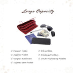Genuine Leather Nomad Organizer Travel Wallet | Women's Wallet Clutch Passport - Image 2