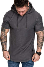 Lexiart Mens Fashion Athletic Hoodies Sport Sweatshirt Solid Color Fleece - Image 3