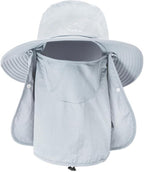 Sun Hats for Men Women Fishing Hat UPF 50+ Breathable Wide Brim Summer UV by Rosoz