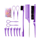 Hair Braiding Tools | Ergonomic Portable Lightweight Comb - Hair Styling Appliances | for Holiday Festival Salon Home Travel Wedding Bridal Spa Grooming Party Summer