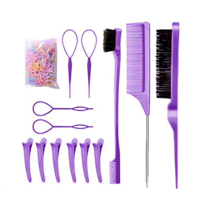 Hair Braiding Tools | Ergonomic Portable Lightweight Comb - Hair Styling Appliances | for Holiday Festival Salon Home Travel Wedding Bridal Spa Grooming Party Summer