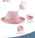 Scala Women's Cotton Hat with Inner Drawstring and Upf 50+ Rating - Image 2