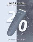 MANSPOT Electric Groin Hair Trimmer Hair Finishing Trimmers, Men's Shaving & - Image 5