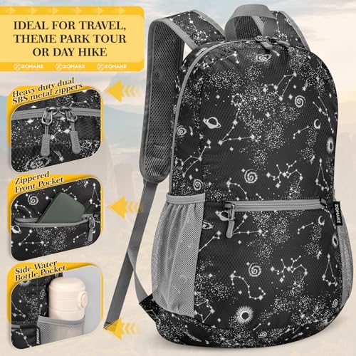 Lightweight Packable Backpack (20L / D-starry Pattern)